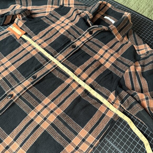 Indi + Ash LS Ames Workshirt - Iron Big Plaid - Size 4 Large - Picture 7 of 14
